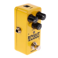 guitar chorus effect pedal 3 modes digital reverb effects processor for electric guitars dc 9v yellow