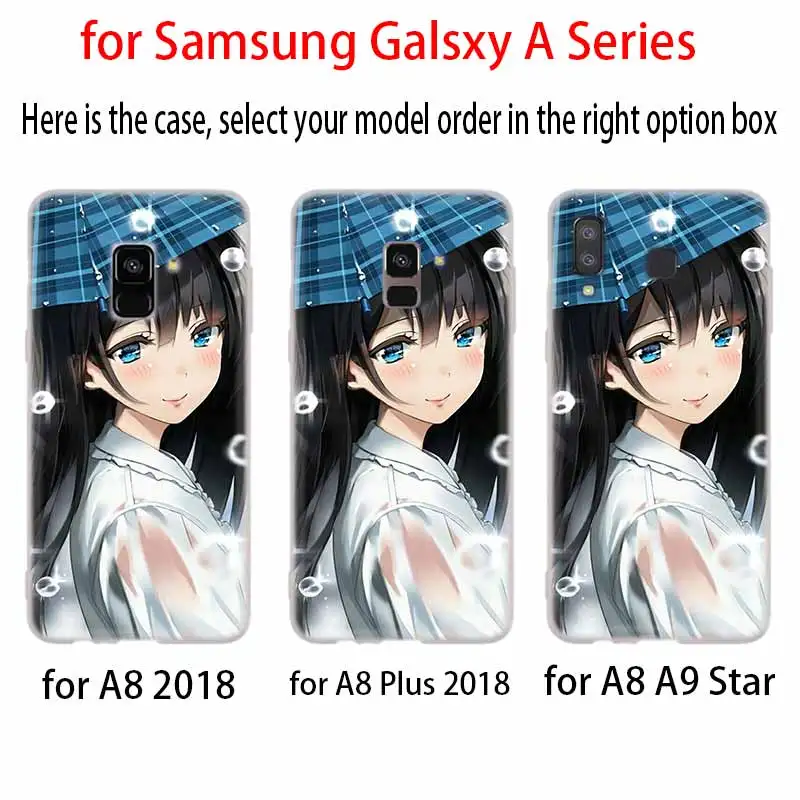 japanese anime love Live Silicone Case For Samsung A52 A32 A12 A72 A42 A21S 5G A3 A5 A6 A7 A8 Plus 2018 Cover Star |