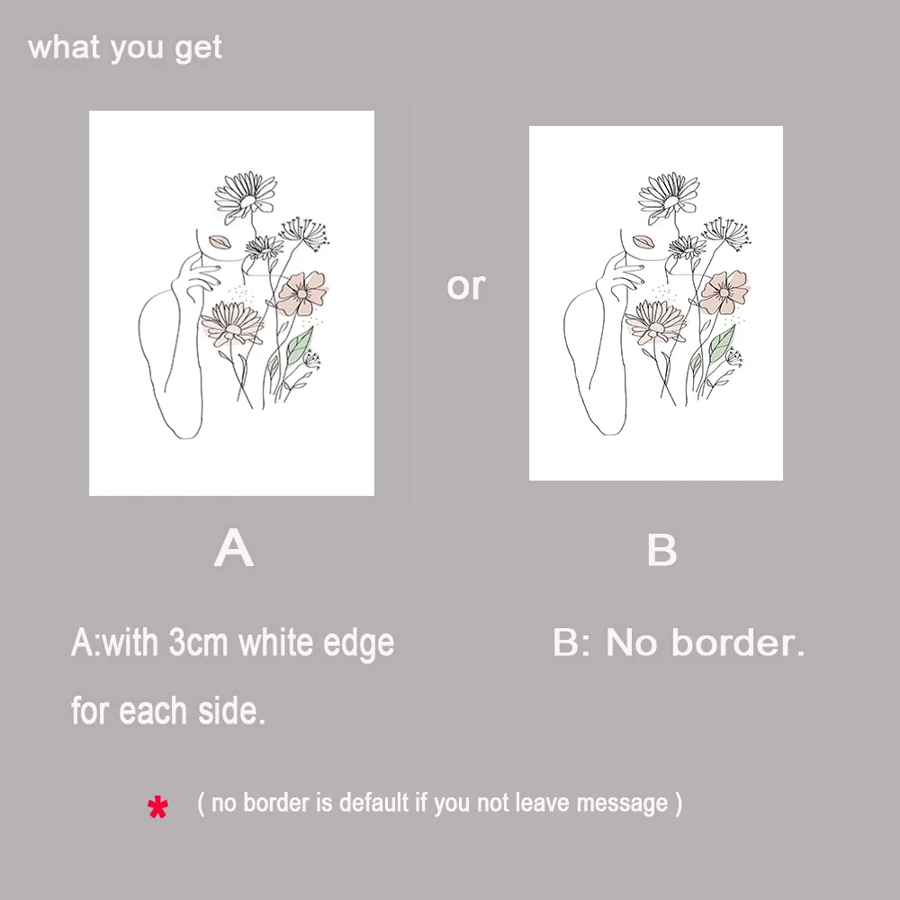 

Wedding Decoration Line Draw Face Canvas Poster Nordic Style Print Scandinavian Flower Wall Art Painting Decoration Home Decor