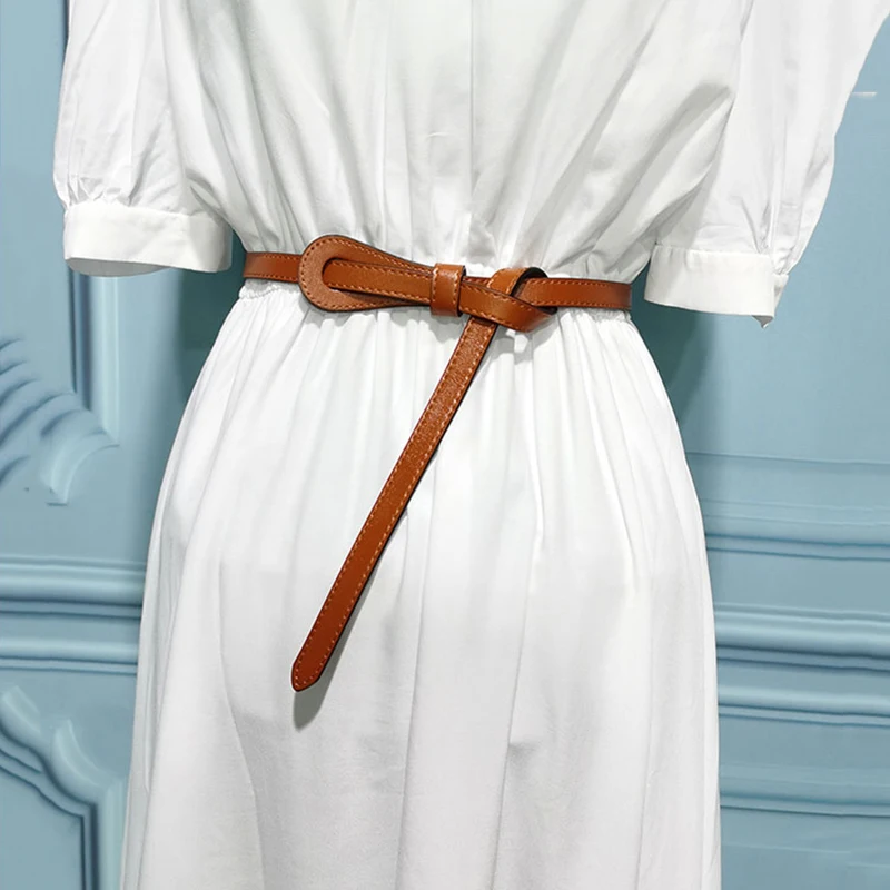 Женский черный ремень DEAT из искусственной кожи простой офисный Дамский стиль