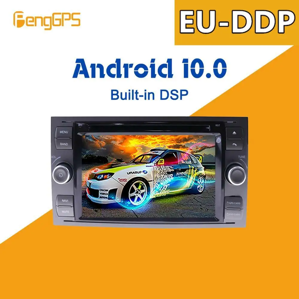 Для Ford Mondeo S-max Focus C-MAX Galaxy Fiesta transit Fusion Connect kuga Android радио 2 din Автомобильный