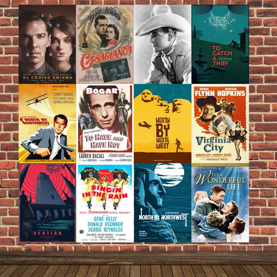 Классический фильм Big Jake пение под дождем Вертиго форт Браво ковбойский постер