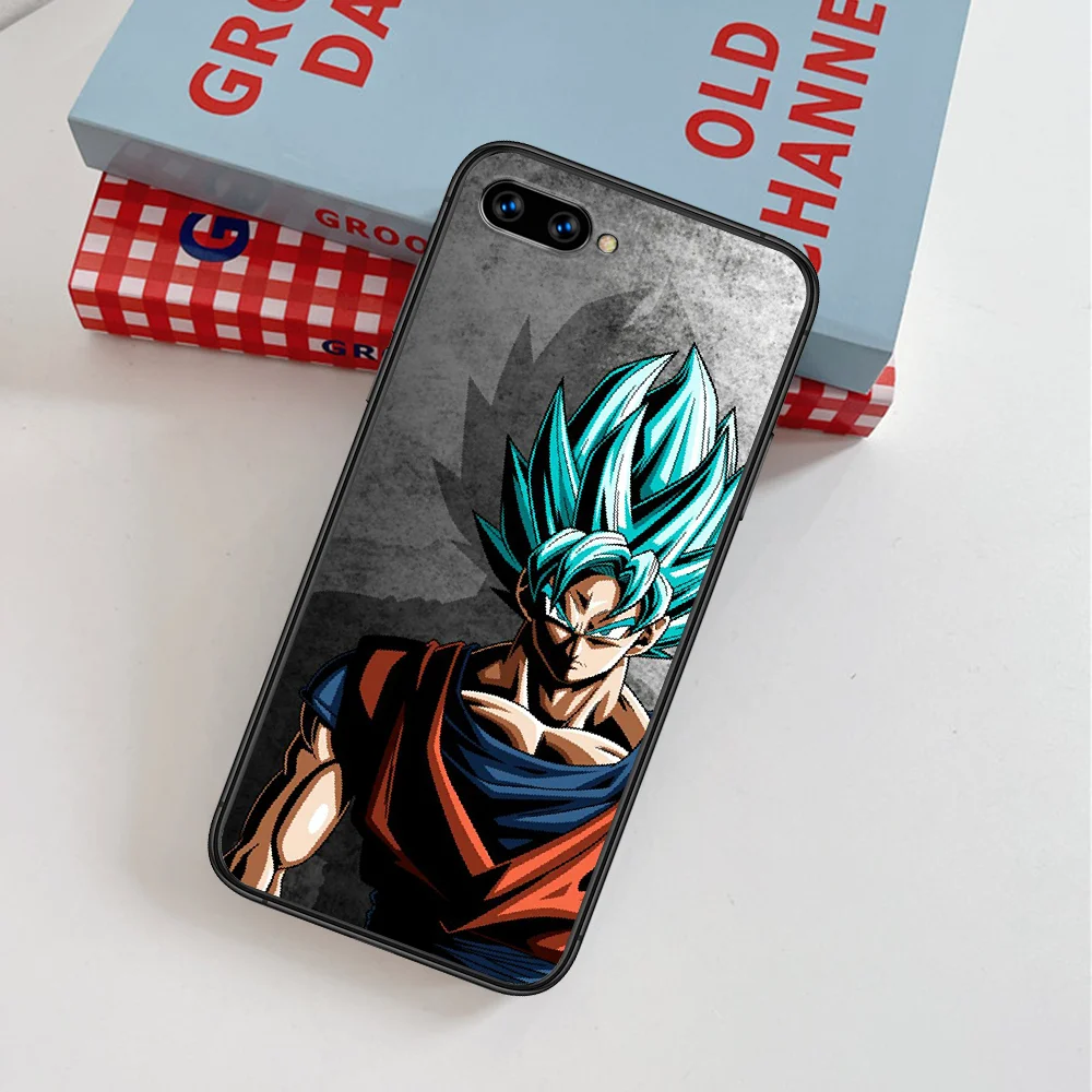 

Dragons Balls Son Goku Saiyan Anime Phone Case For Huawei Honor 6A 7A 7C 8 8A 8X 9 9X 10 10i 20 Lite Pro Play black Cover