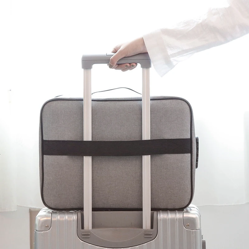 New Document Bags Large Capacity Files Organizer Travel Bags Cosmetic Box Waterproof Digital Bags Document Organizer