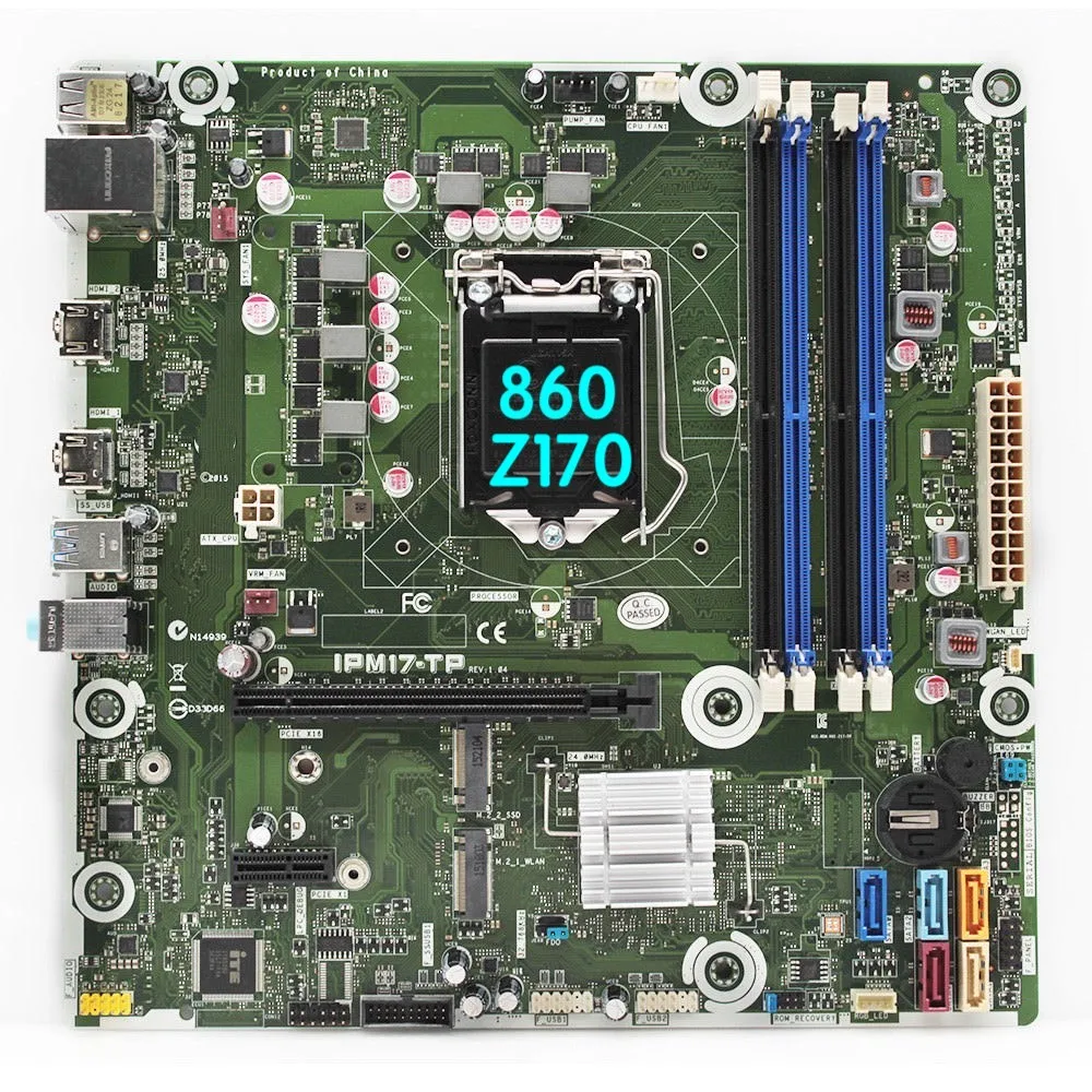 

799926-001 для HP Envy Phoenix 860 Z170 IPM17-TP настольная материнская плата 799926-001 799926-601 материнская плата 100% протестирована полностью