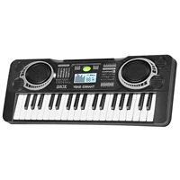 new 37 keys digital music electronic keyboard piano key board black electric piano kids gift keyboard musical instrument
