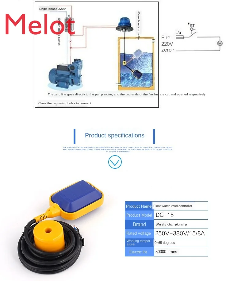 

Water supply and drainage of water tower upper water controller Kit tool
