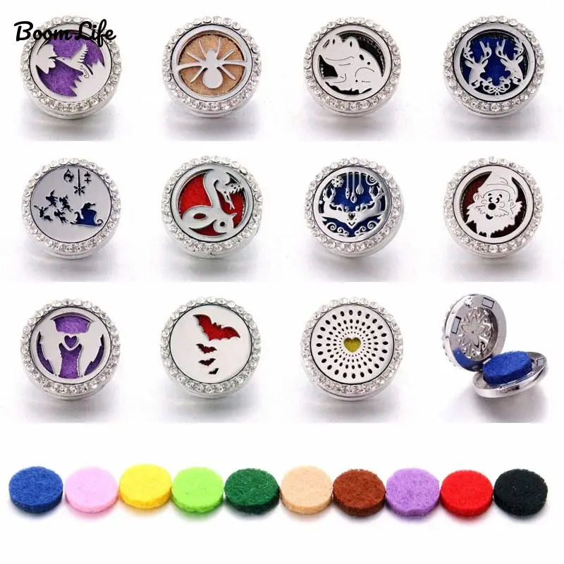 Пуговицы из нержавеющей стали для ароматерапии 18 мм | Украшения и аксессуары