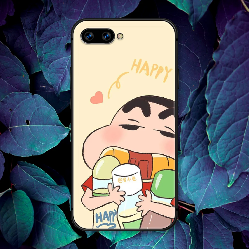 

Crayons Shin Chans Cute Cartoon Phone Case For Huawei Honor 6A 7A 7C 8 8A 8X 9 9X 10 10i 20 Lite Pro Play black Bumper 3D Etui