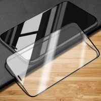 2pcs tempered glass for iphone 11 12promax black border full cover screen protector for iphone 4 5 6 6s 7 8 plus x xsmax xr