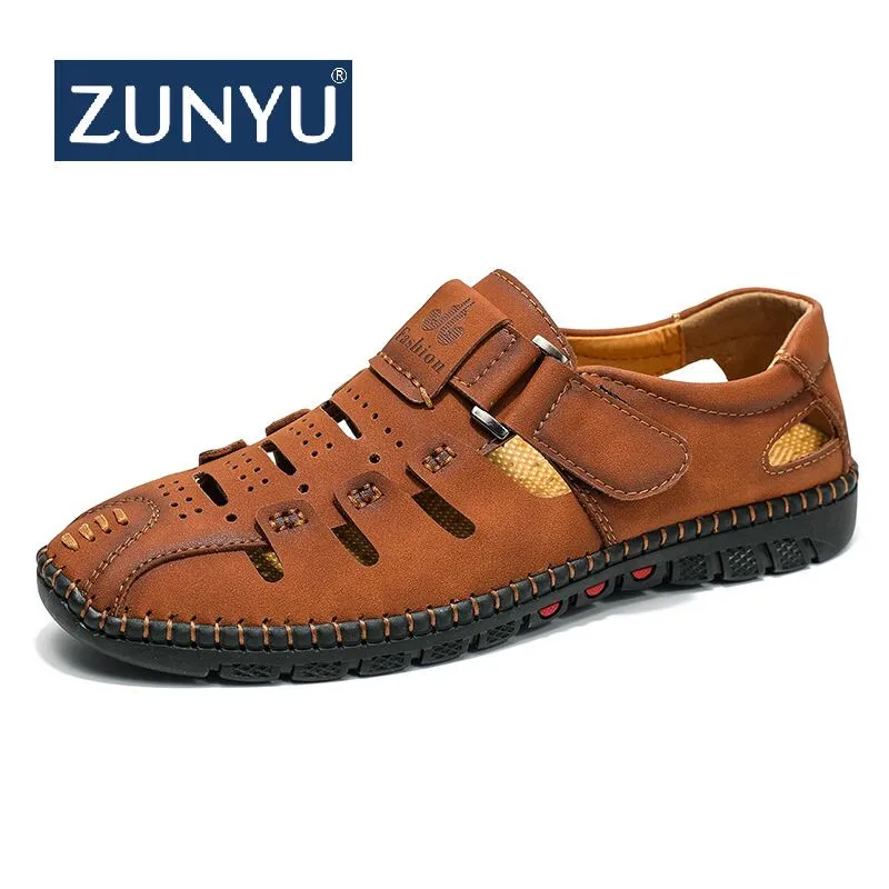 ZUNYU/новые модные мужские сандалии для улицы модель 2020 года Летняя мужская обувь