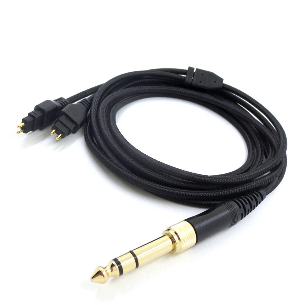 Sound Card Audio- Cables Headphone Replacement Cable for Sennheiser HD580 HD600 HD650 HD660S 3.5mm Jack Headphones