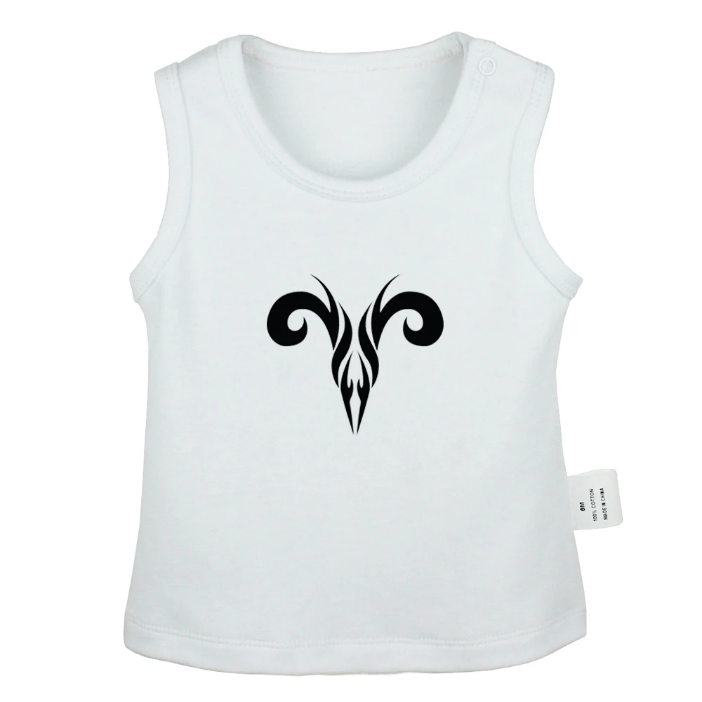 Безрукавка для новорожденных безрукавка с рисунком созвездий весы Овен рыбы