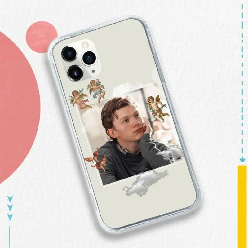 

Famous actors TOM HOLLAND Phone Case for iPhone 11 12 pro XS MAX 8 7 6 6S Plus X 5S SE 2020 XR