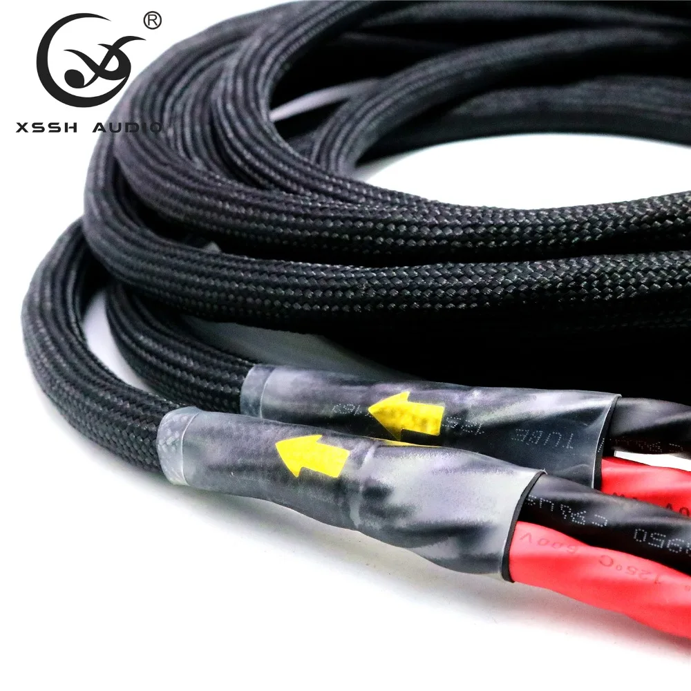 1 пара XSSH аудио Hi-end DIY HIFI позолоченные 4 вилки типа банан для вилок посеребренный