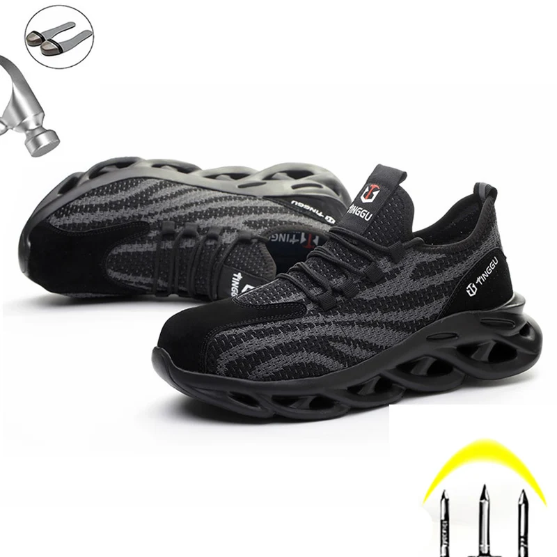 

Work & Safety 2021 New Summer Breathable Labor Insurance Shoes Male Insulation 6KV Anti-smashing And Anti-piercing Safety Shoes