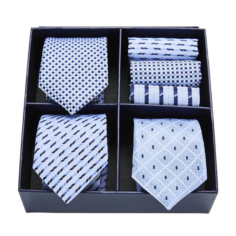 

Заводская распродажа красивый ручной работы 7,5 см 3 шт. галстук носовой платок набор галстук коробка подарок для мужчины Прямая поставка ...