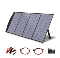 allpowers portable foldable solar panel charger 18v 200w solar panel kit with mc 4 output usb for laptopspower stationcamping