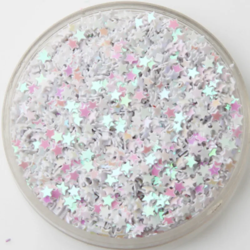 Пайетки прозрачные блестящие для маникюра 3 мм 20 г|sequin paillette|loose sequinssequin loose |