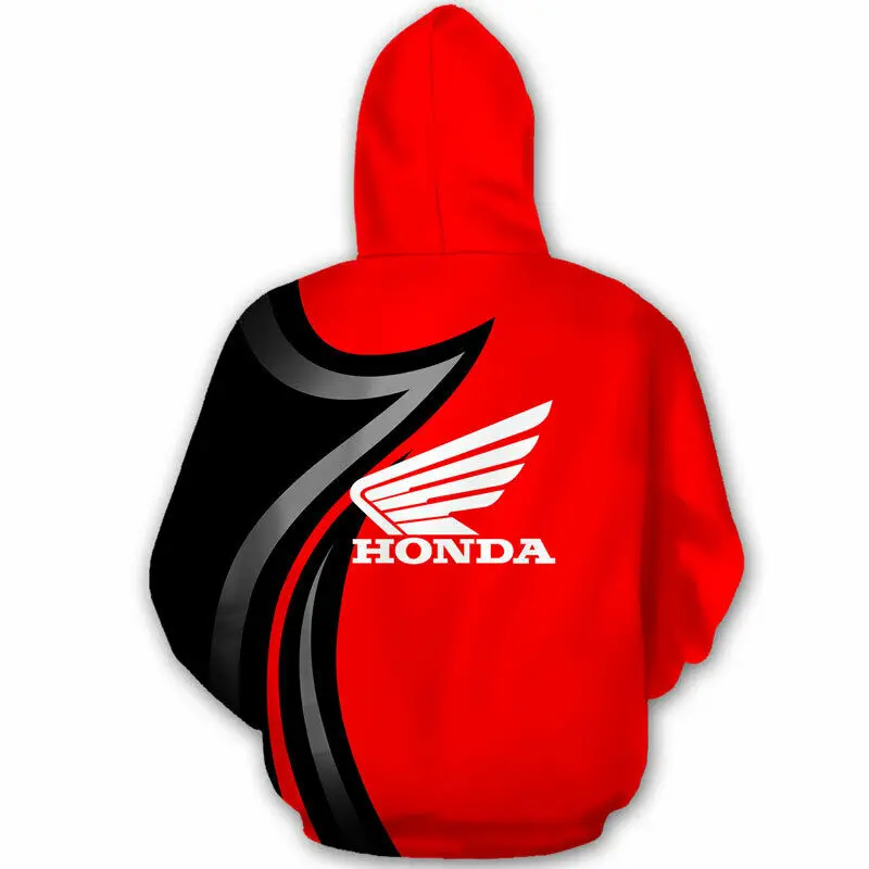 

2021 new Honda Wing Logo Hoodie 3D Print Casual Sweatshirt Men Sportswear Streetwear Harajuku P
