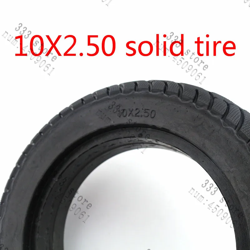 10x2 50 бескамерные колеса шины твердые инфляция электрический скутер для 8/10 дюймов