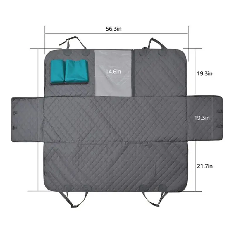 vender Capa De Assento Do Carro Do Cão Vista Malha à Prova Dwaterproof água Traseira Do Assento Esteira Hammock Pet Protector