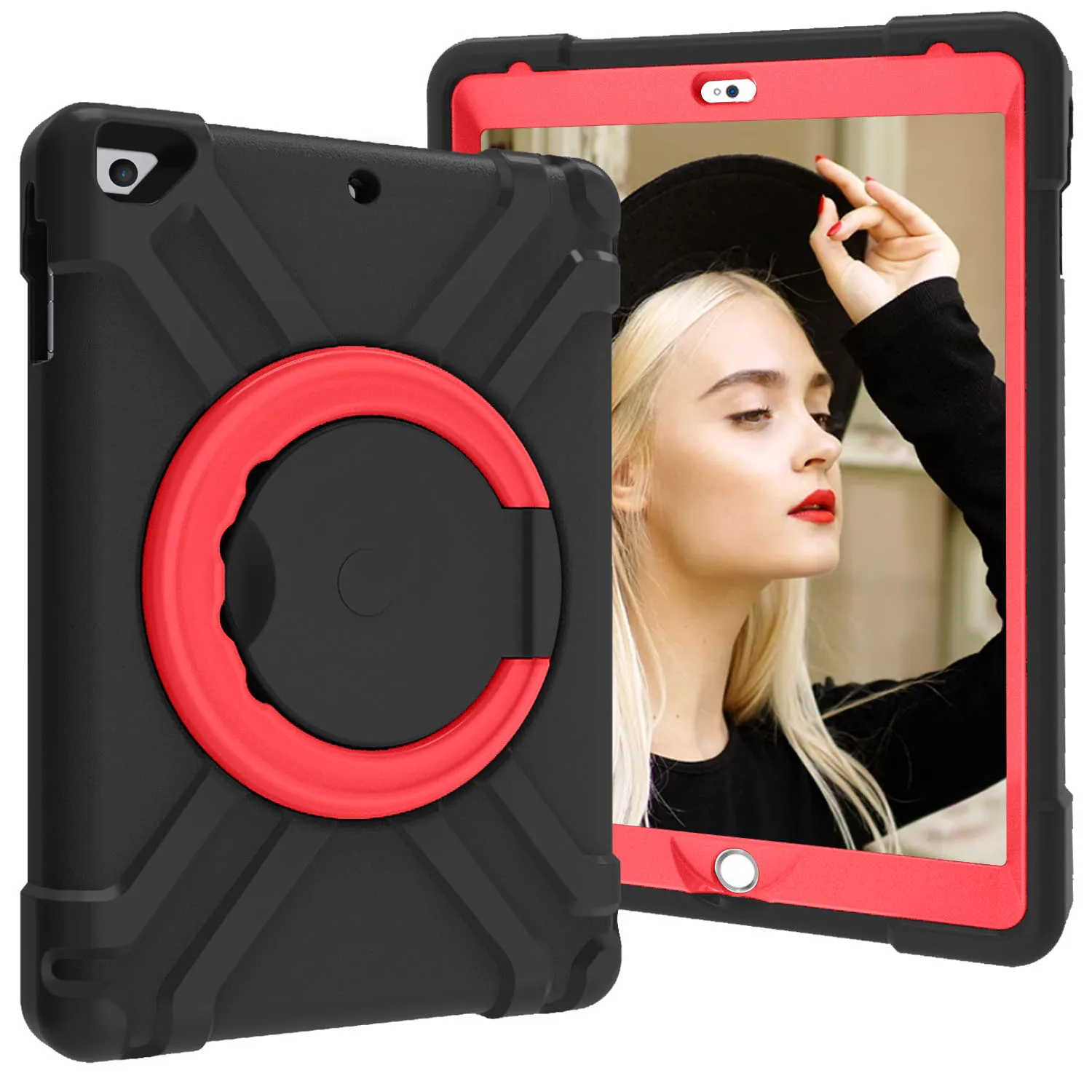 Ударопрочный EVA чехол для iPad Pro 9,7 A1673 A1674 360 Вращающийся силиконовый мягкий детский чехол-подставка для iPad Pro 9,7 чехол A1675