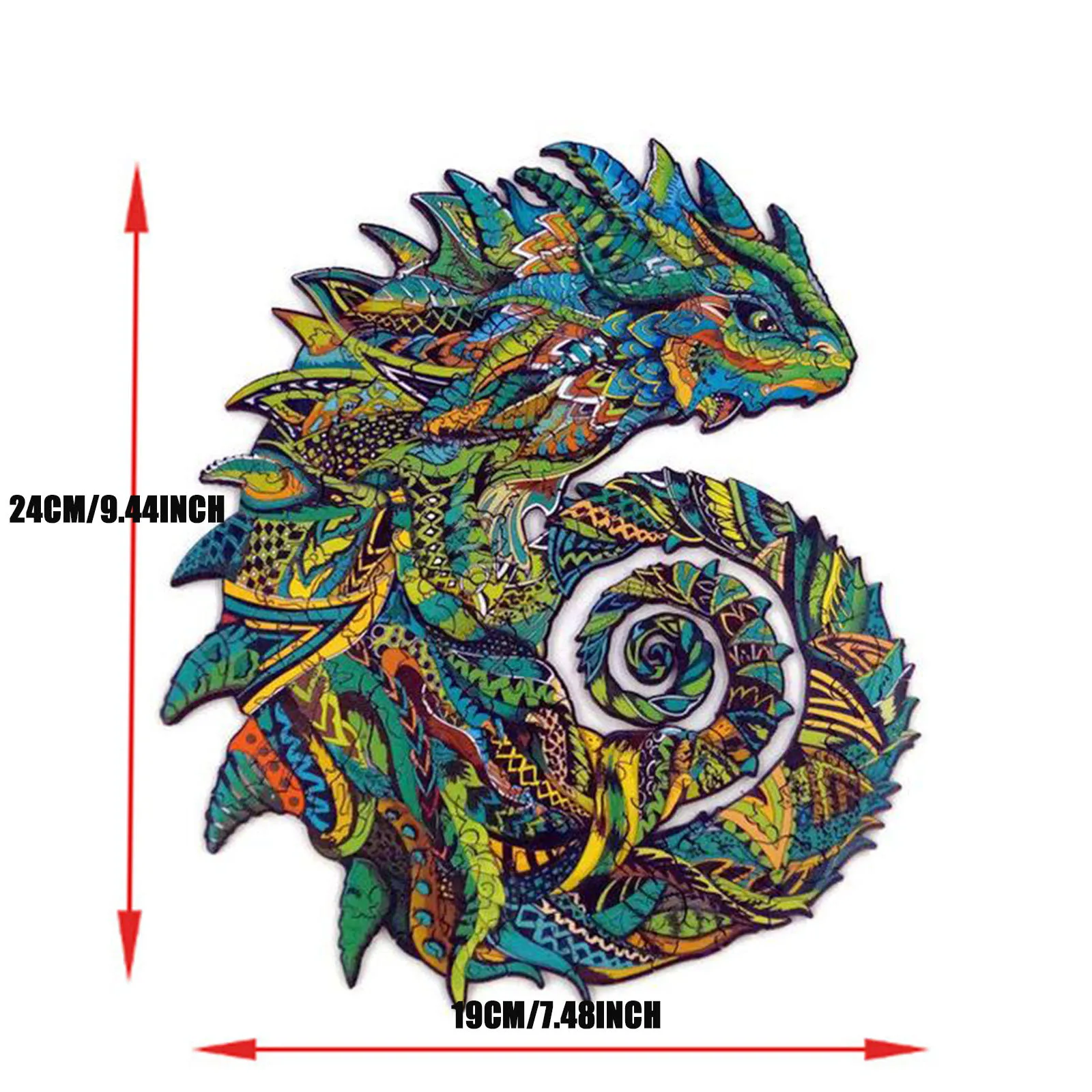 

Irregular wooden puzzle 0.5cm thickness puzzle gift adult and children education holiday gift dinosaur irregular puzzle F4