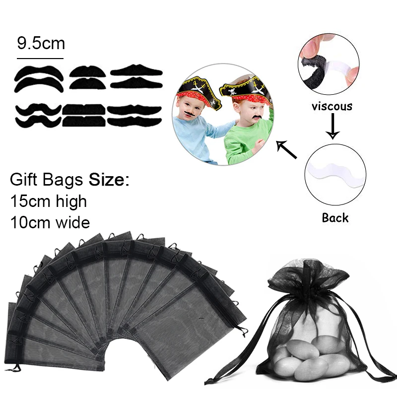 Сувениры для пиратвечерние Детские пиратские наклейки брелок кольца на Хэллоуин