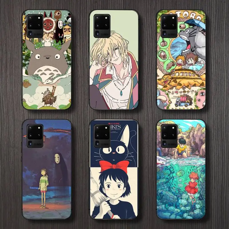 

Hayao Miyazaki Japan anime Phone Case For Samsung galaxy A S note 10 7 8 9 20 30 31 40 50 51 70 71 21 s ultra plus