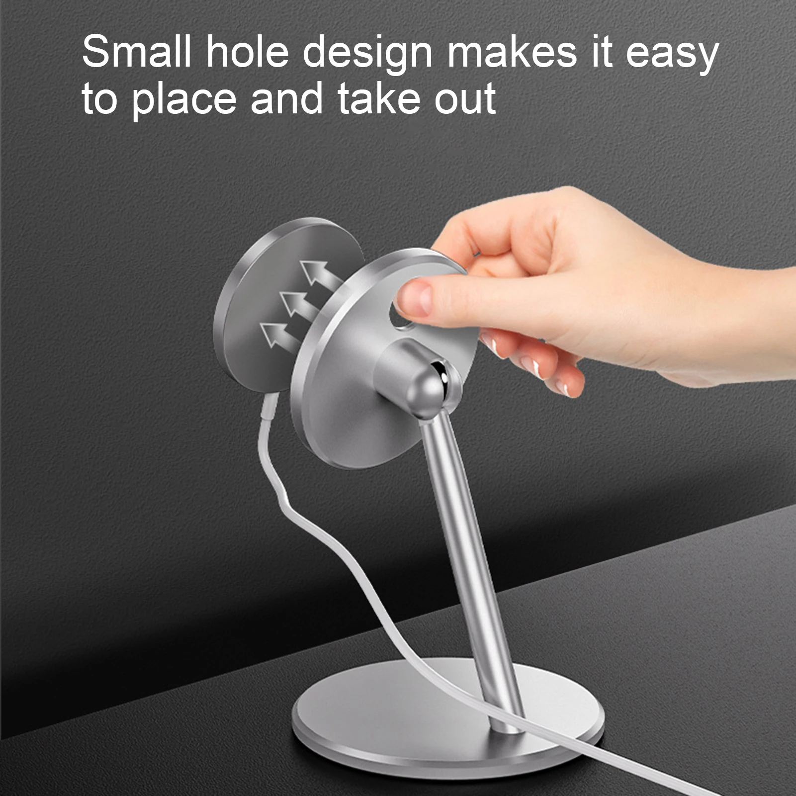 

Portable Fast Charging Bracket Solid Color Wireless Phone Holder for Mobile Phone