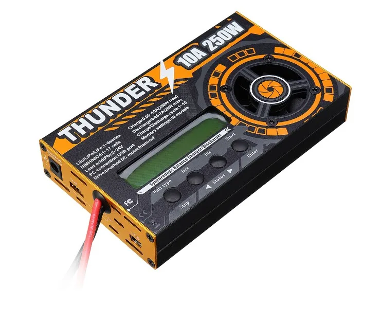 В наличии HOTA Thunder 250W 10A DC балансирующее зарядное устройство Dis с адаптером датчик