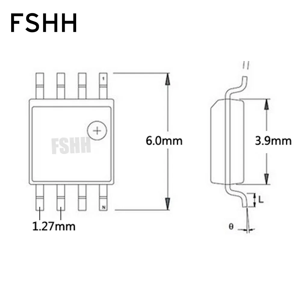Мини разъем серии sop8 К QFN8 150mil SOP8-5 * 6 мм чип пайки адаптер тестовый