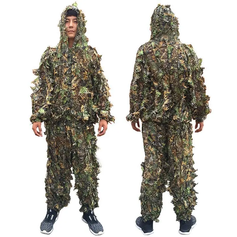 Охотничья одежда 3D бионические костюмы Ghillie для мужчин женщин детей уличная