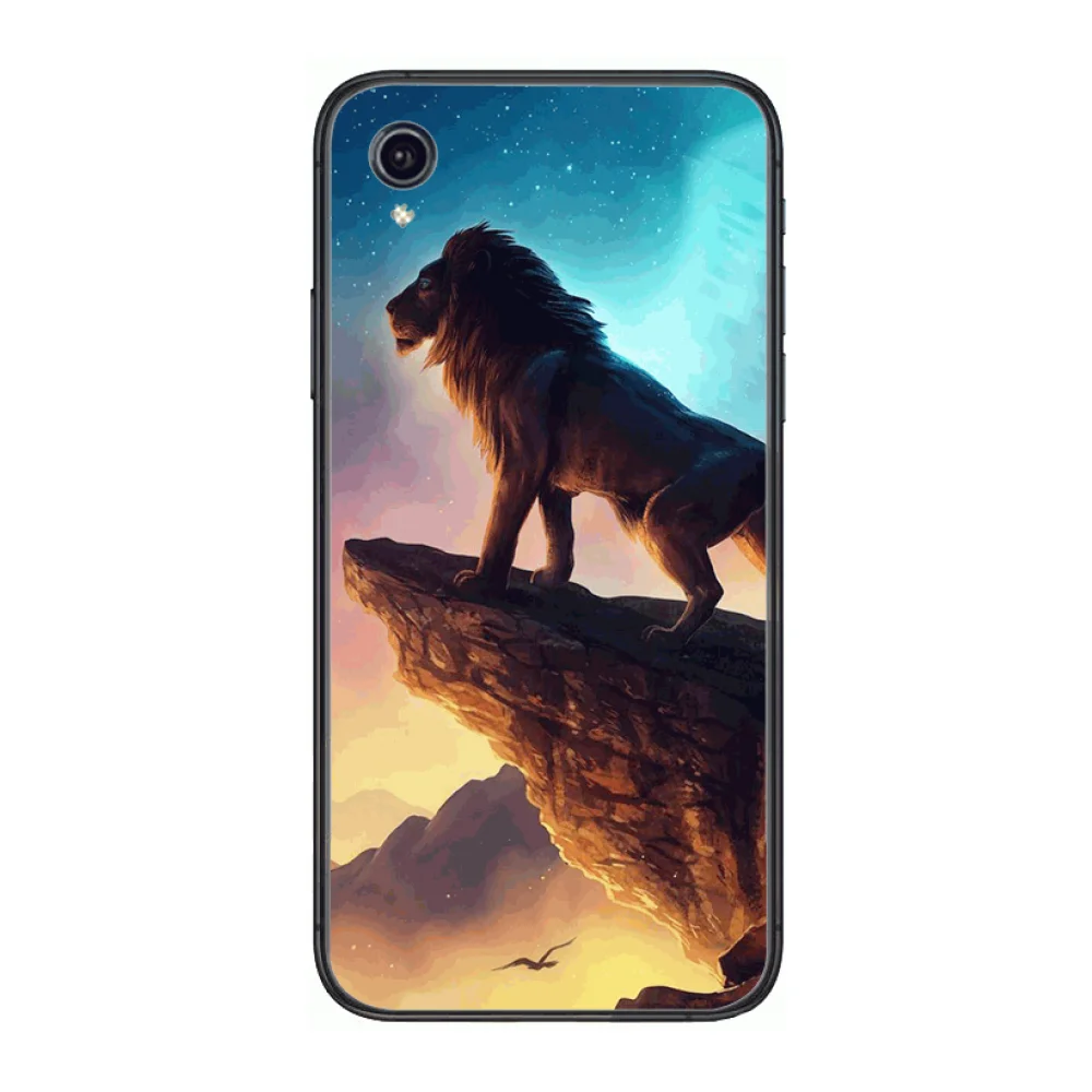 

Lion Animal Shockproof Style Phone Cases cover For VIVO X50 30 Y97 91 93 85 83 81 79 73 V 17 15 9 S7 U3X black Covers
