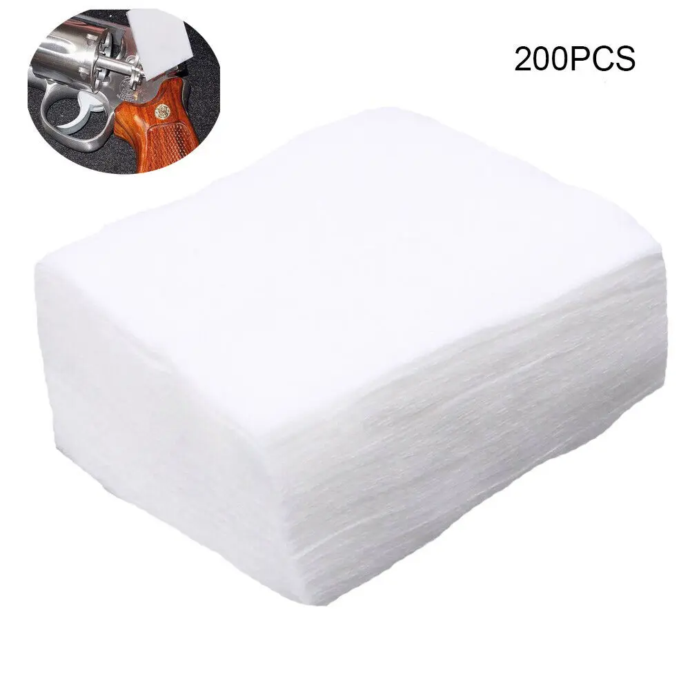 Патчи для чистки пистолета 200 шт./лот высокая впитываемость мягкость ткань