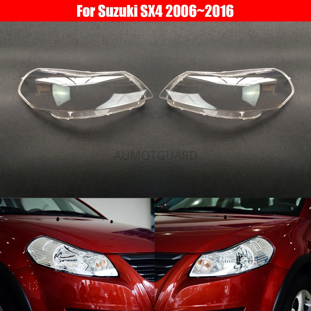 

Car Headlamp Lens For Suzuki SX4 2006 2007 2008 2009 2010- 2016 Car Replacement Auto Shell Cover
