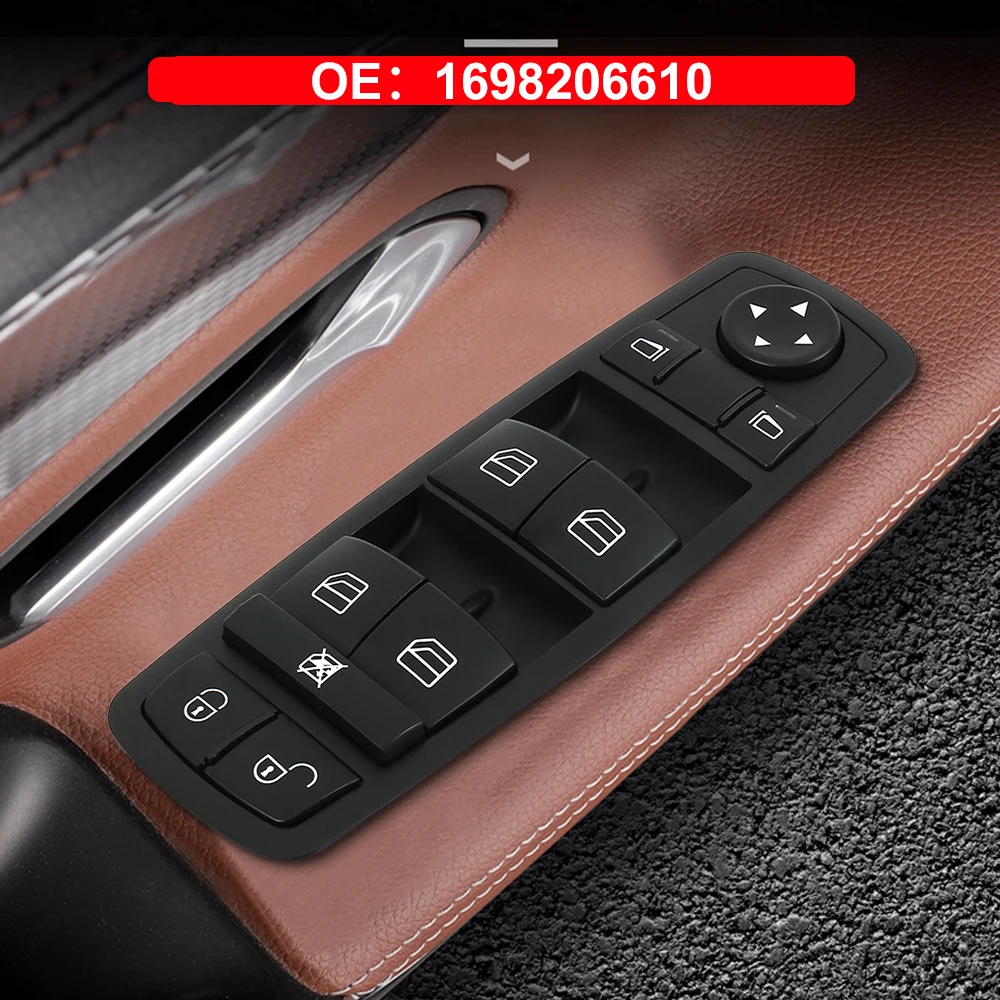 Электрический левый выключатель окна подходит для Mercedes Benz W169 W245