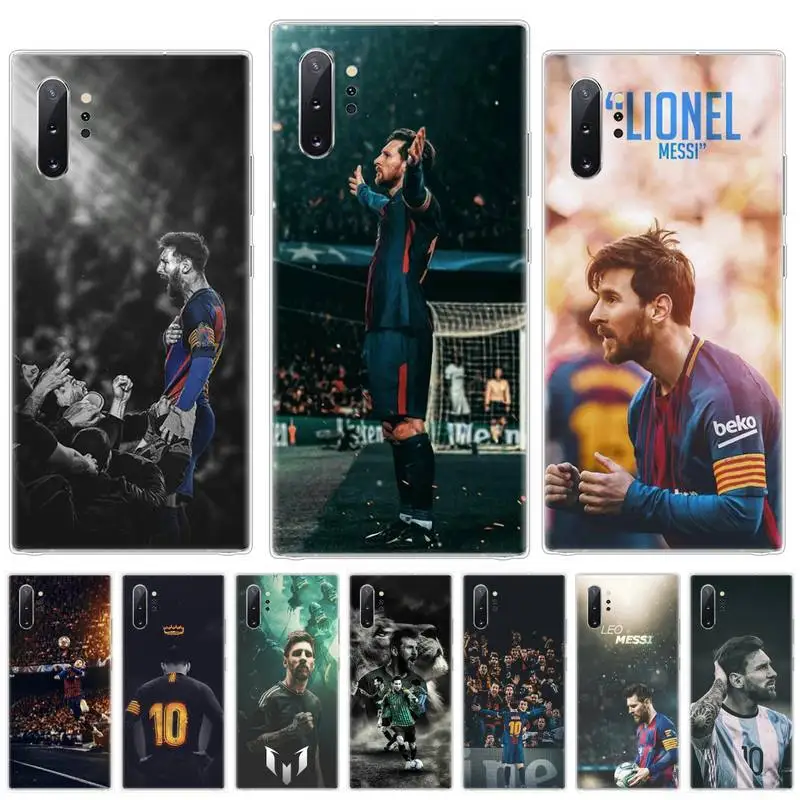 Мягкий чехол для телефона Барселона Месси Футбол Ом фото Xiaomi Redmi note 2 3 4x5 5a 6 7 8 8T pro