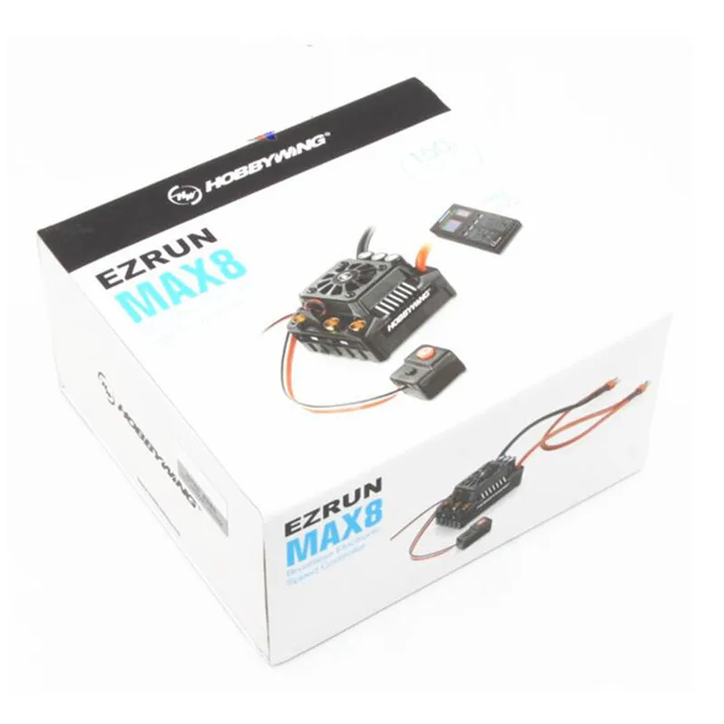 Hobbywing EZRUN Max8 V3 150A водонепроницаемый бесщеточный ESC TRX PLUG T для RC 1/8 Traxxas E REVO +