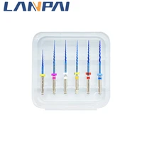 lanpai 6pcspack sx f3 dental niti file instrument tools organizer dentist materials endodontics dentistry thermal activation