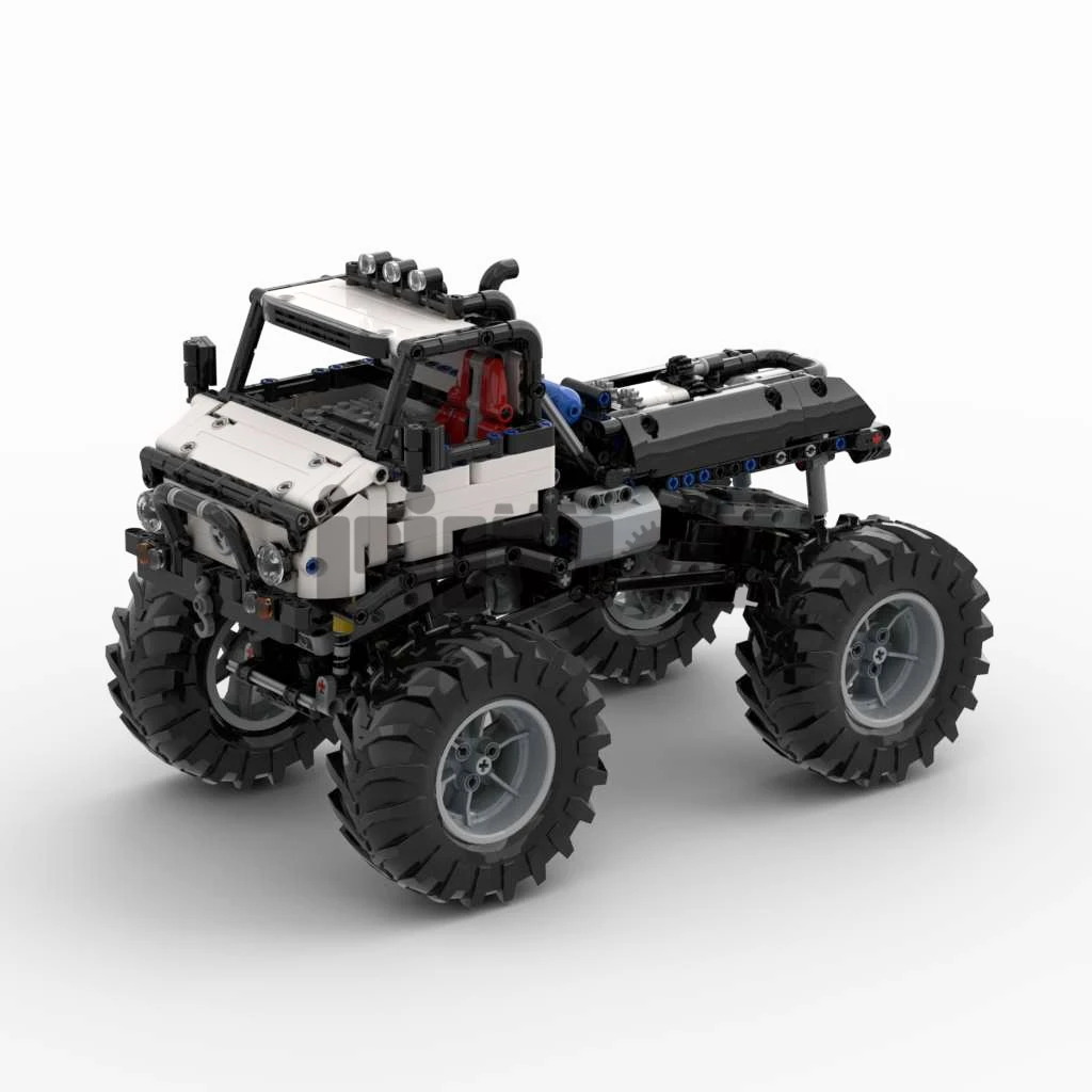 986 шт. Детский конструктор Unimog Bigfoot SUV с дистанционным управлением - купить по