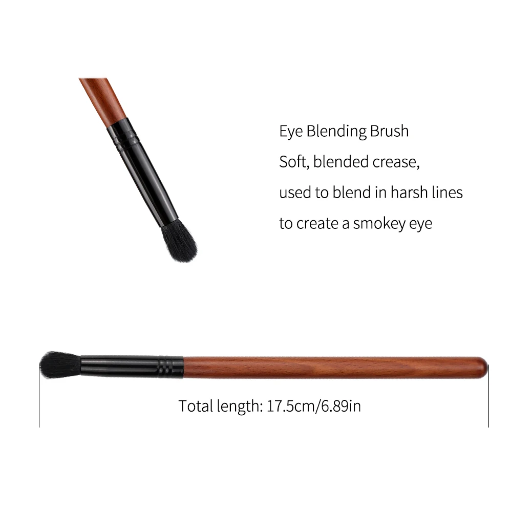 Pro Makeup Brushes Eyeshadow brush Goat Hair Crease Blending Brush cosmetic kit Eye Make Up pinceaux maquillage | Красота и здоровье