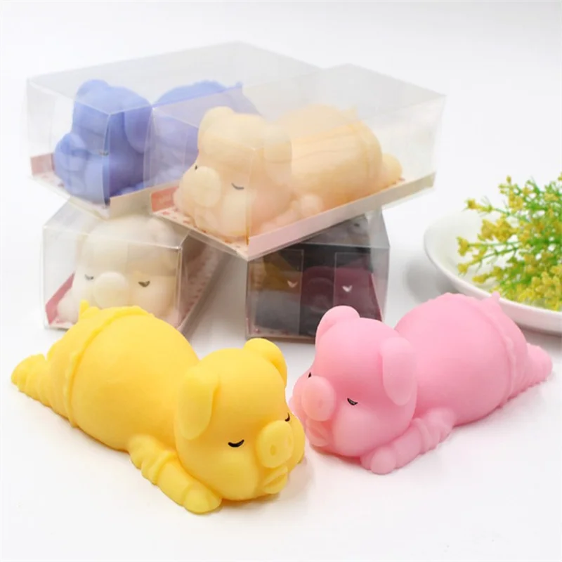 Игрушка-фиджет забавная свинка Ushihito Mochi антистресс сжимаемая игрушка кавайная