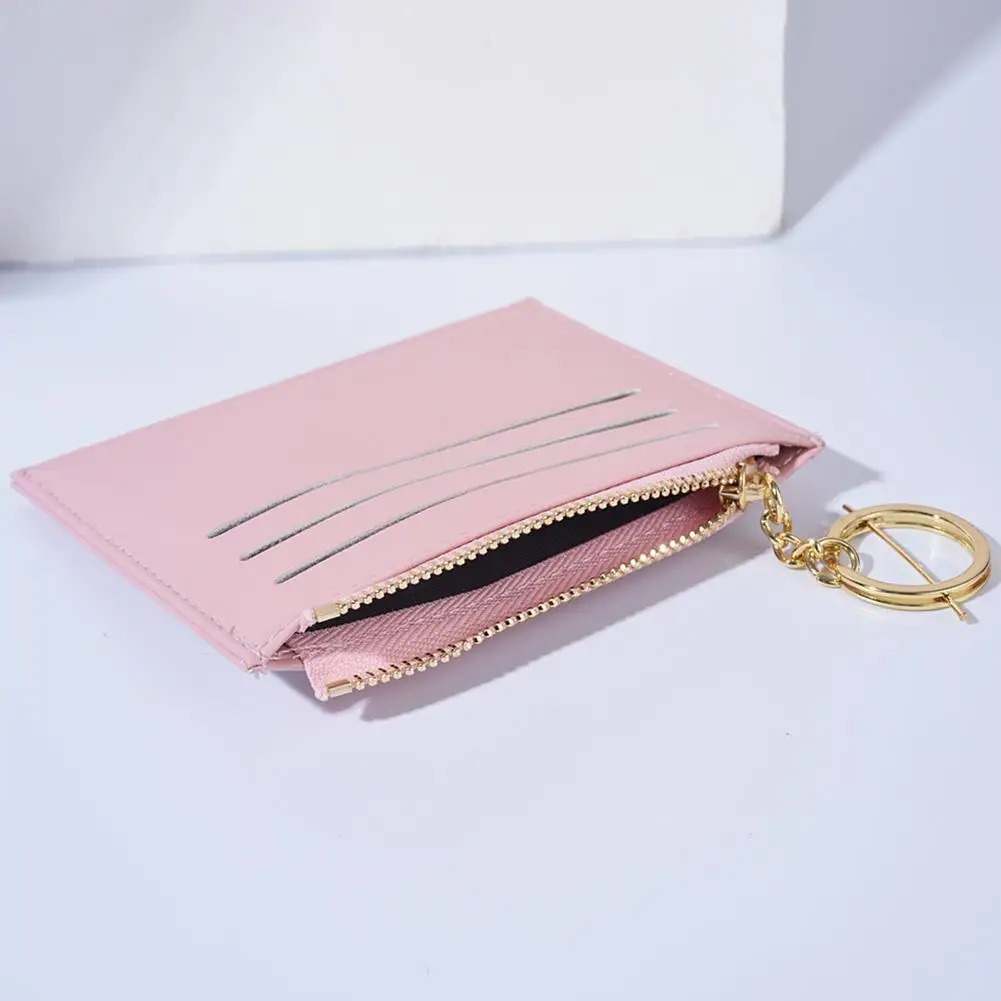 Мини кошелек унисекс из искусственной кожи для мужчин и женщин кредитница чехол