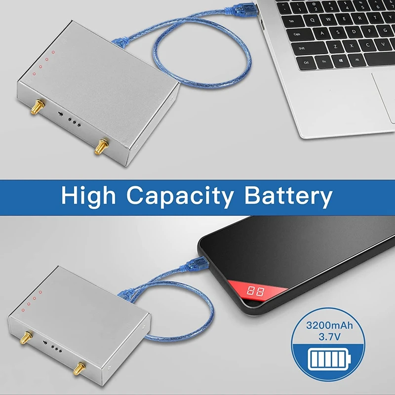 Векторный анализатор сети NanoVNA V2 Plus4 50 кГц-4 ГГц тестер RF 4 дюйма измерение