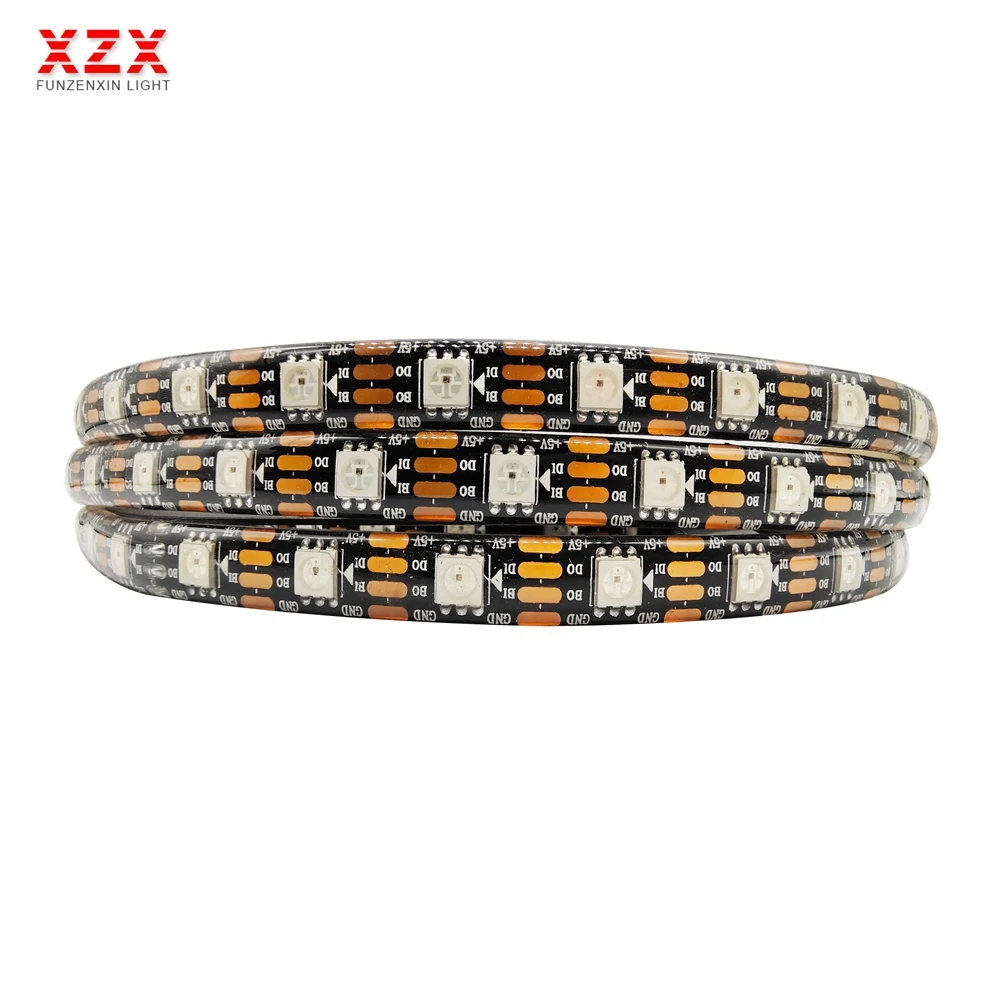 WS2813 Светодиодная лента 1/4/5 м WS2812B индивидуально Адресуемая с двумя сигналами
