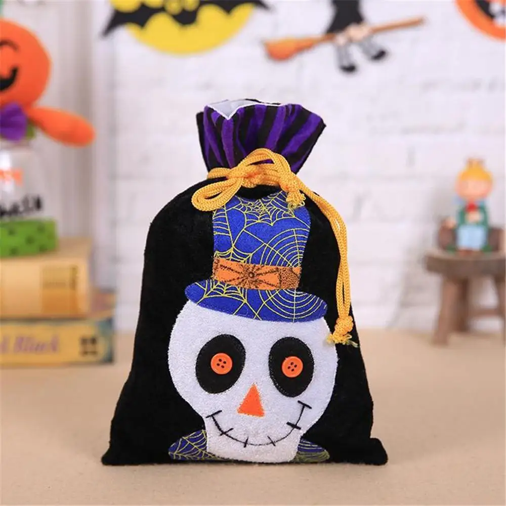 Хэллоуин желтая Тыква подарки сумки ткань DIY конфеты печенье день рождения