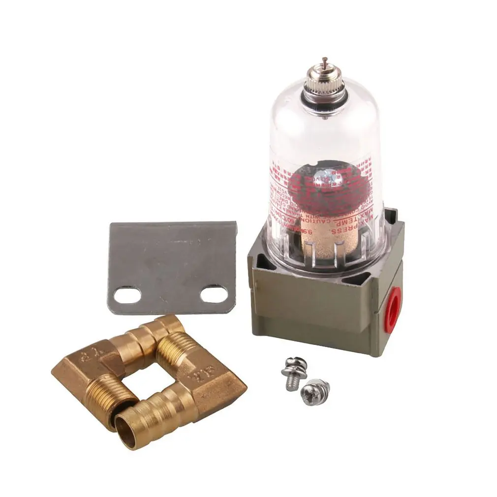 Металлический масляный сепаратор легко контролировать уровень масла сливать