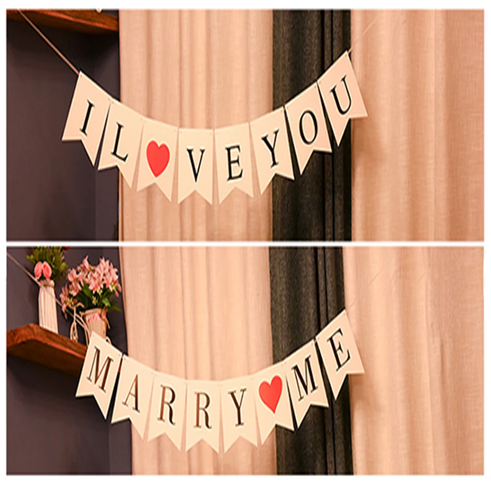 1 шт. баннер Я тебя люблю | Дом и сад